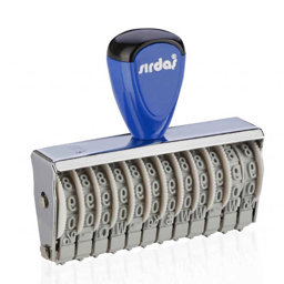 Sırdaş 15512 Numaratör Elle Geçmeli 5 mm 12 Hane Sırdaş 15512 Numaratör Elle Geçmeli 5 mm 12 Hane