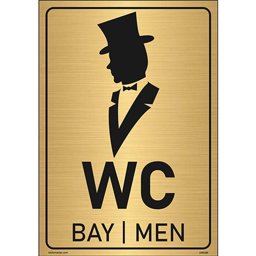 Bay WC Uyarı Levhası 17x24 cm U08188 Bay WC Uyarı Levhası 17x24 cm U08188