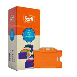 Sarff Kart Muhafaza Kabı Yatay 50'li Paket Turuncu 15323019 Sarff Kart Muhafaza Kabı Yatay 50'li Paket Turuncu 15323019