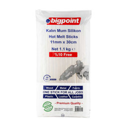 Bigpoint Mum Çubuk Silikon Kalın 11 mm x 30 cm 1.1 Kg BP562-11 Bigpoint Mum Çubuk Silikon Kalın 11 mm x 30 cm 1.1 Kg BP562-11