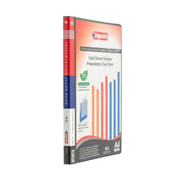 Bigpoint BP209-95 Sunum Dosyası Ön Cepli A4  20 Yaprak - Siyah Bigpoint BP209-95 Sunum Dosyası Ön Cepli A4  20 Yaprak - Siyah