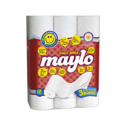 Maylo Kağıt Havlu 3 Katlı 12'li Paket Maylo Kağıt Havlu 3 Katlı 12'li Paket