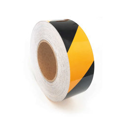 Taroks Reflektif İkaz Bandı 50 mm x 46 m - Sarı  / Siyah Taroks Reflektif İkaz Bandı 50 mm x 46 m - Sarı  / Siyah