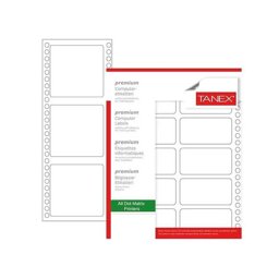 Tanex TW-0024 Bilgisayar Etiketi 64 x 100 mm Tanex TW-0024 Bilgisayar Etiketi 64 x 100 mm