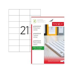 Tanex TW-2124 Lazer Etiket 70 x 42,43 mm Tanex TW-2124 Lazer Etiket 70 x 42,43 mm