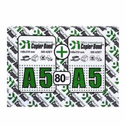 Copier Bond Fotokopi Kağıdı A5 80 gr 1000'li Copier Bond Fotokopi Kağıdı A5 80 gr 1000'li