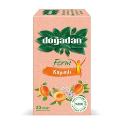Doğadan Form Bitki Çayı Kayısılı 20'li Paket Doğadan Form Bitki Çayı Kayısılı 20'li Paket