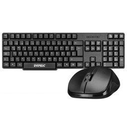 Everest KM-6852 USB Kablosuz Combo Q Standart Klavye + Mouse Set Siyah  Everest KM-6852 USB Kablosuz Combo Q Standart Klavye + Mouse Set Siyah