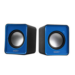 Snopy SN-66 2.0 USB Speaker 6W 86dB Mavi Siyah  Snopy SN-66 2.0 USB Speaker 6W 86dB Mavi Siyah