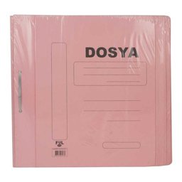 Ful Color Tam Kapak Telli Dosya 50'li Paket - Pembe