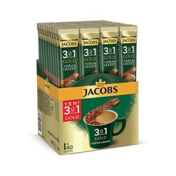 Jacobs Kahve 3 ü 1 Arada 18 gr Yoğun Lezzet 40'lı Paket Jacobs Kahve 3 ü 1 Arada 18 gr Yoğun Lezzet 40'lı Paket