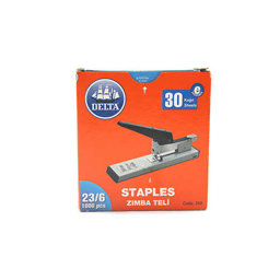 Delta 250 Zımba Teli 23/6 1000 Adet - Beyaz Delta 250 Zımba Teli 23/6 1000 Adet - Beyaz