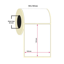 Taroks Kuşe Etiket 150x100 Tekli 250 Sarım Taroks Kuşe Etiket 150x100 Tekli 250 Sarım