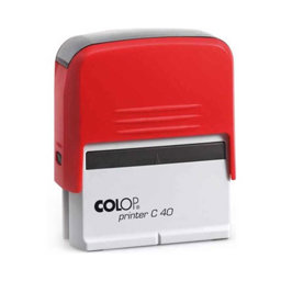Colop C40 Otomatik Kaşe 22x58 mm Kırmızı Keçe Colop C40 Otomatik Kaşe 22x58 mm Kırmızı Keçe