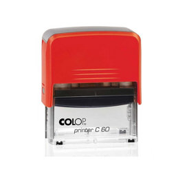 Colop C60 Otomatik Kaşe 37x76 mm Kırmızı Keçe Colop C60 Otomatik Kaşe 37x76 mm Kırmızı Keçe