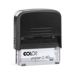 Colop C40 Otomatik Kaşe 22x58 mm Siyah Keçe Colop C40 Otomatik Kaşe 22x58 mm Siyah Keçe