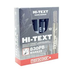 Hi-Text 830-PB Permanent Koli Kalemi Yuvarlak Uçlu 12'li - Siyah Hi-Text 830-PB Permanent Koli Kalemi Yuvarlak Uçlu 12'li - Siyah