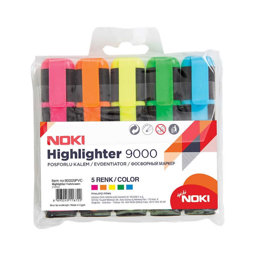 Noki Fosforlu Kalem 5'li Paket Karışık Renk Noki Fosforlu Kalem 5'li Paket Karışık Renk
