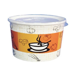 Stone Karton Çorba Kasesi + Kapak 16 Oz 25 li Stone Karton Çorba Kasesi + Kapak 16 Oz 25 li