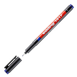 Edding E-141F Asetat Kalemi 0.6 mm - Mavi Edding E-141F Asetat Kalemi 0.6 mm - Mavi