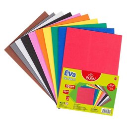 Bu-Bu Eva 20x30 cm 10 lu Karışık Renk EV0035 Bu-Bu Eva 20x30 cm 10 lu Karışık Renk EV0035