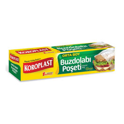 Koroplast Buzdolabı Poşeti Orta Boy 24 x 38 cm 20'li