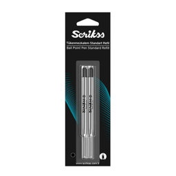 Scrikss Tükenmez Standart Dev Refil 0.7 mm Siyah 2'li Blister Scrikss Tükenmez Standart Dev Refil 0.7 mm Siyah 2'li Blister
