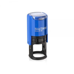 Mobi Stamps R-30 Otomatik Yuvarlak Kaşe 30 mm Mavi Keçeli Mobi Stamps R-30 Otomatik Yuvarlak Kaşe 30 mm Mavi Keçeli