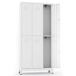 Metal Standart Soyunma Dolabı 6lı T-E06 Metal Standart Soyunma Dolabı 6lı T-E06