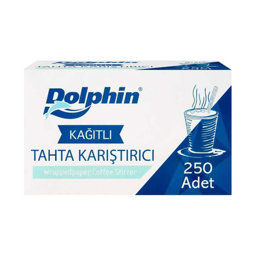 Dolphin Sargılı Ahşap Karıştırıcı 11 cm 250 Adet Dolphin Sargılı Ahşap Karıştırıcı 11 cm 250 Adet