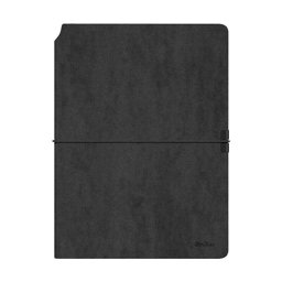 Scrikss SD600-1 Verona Siyah A5 Defter & 800 Roller Kalem Gri Set  Scrikss SD600-1 Verona Siyah A5 Defter & 800 Roller Kalem Gri Set