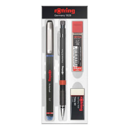 Rotring Ofis Kalem Seti Roller Mavi + Versatil + Min + Silgi 0.7 mm 4 Parça Rotring Ofis Kalem Seti Roller Mavi + Versatil + Min + Silgi 0.7 mm 4 Parça