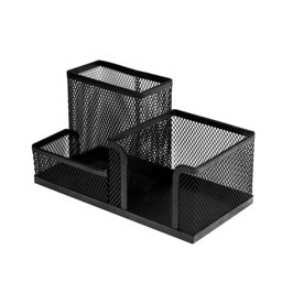 Kraf 410G Metal Perfore Organizer Kalemlik Kağıtlık ve Ataşlık 3'lü Siyah Kraf 410G Metal Perfore Organizer Kalemlik Kağıtlık ve Ataşlık 3'lü Siyah