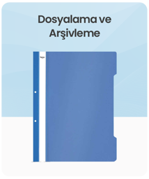Dosyalama ve Arşivleme kategorisindeki ürünleri göster Dosyalama ve Arşivleme kategorisi için resim