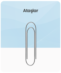 Ataşlar kategorisindeki ürünleri göster Ataşlar kategorisi için resim