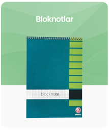 Bloknotlar kategorisindeki ürünleri göster Bloknotlar kategorisi için resim
