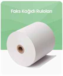 Faks Kağıdı Ruloları kategorisindeki ürünleri göster Faks Kağıdı Ruloları kategorisi için resim