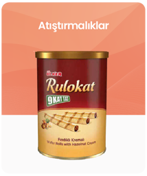 Atıştırmalıklar kategorisindeki ürünleri göster Atıştırmalıklar kategorisi için resim