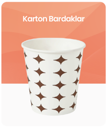 Karton Bardaklar kategorisindeki ürünleri göster Karton Bardaklar kategorisi için resim