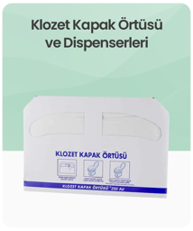 Klozet Kapak Örtüsü ve Dispenserleri kategorisindeki ürünleri göster Klozet Kapak Örtüsü ve Dispenserleri kategorisi için resim
