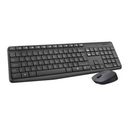 Logitech MK235 Kablosuz Usb Q Klavye + Mouse Seti Siyah Logitech MK235 Kablosuz Usb Q Klavye + Mouse Seti Siyah