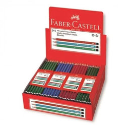 Faber Castell Kurşun Kalem Mercanlı Köşeli HB 160000 (144 Adet) resmi