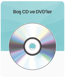 Boş CD ve DVD kategorisindeki ürünleri göster Boş CD ve DVD kategorisi için resim