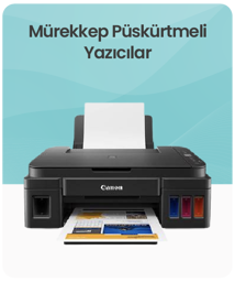 Mürekkep Püskürtmeli Yazıcılar kategorisindeki ürünleri göster Mürekkep Püskürtmeli Yazıcılar kategorisi için resim