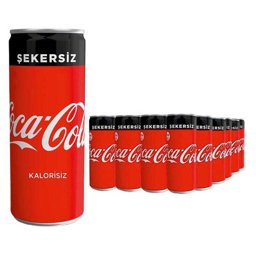 Coca Cola 330 ml Şekersiz 24'lü Paket Coca Cola 330 ml Şekersiz 24'lü Paket