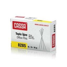 Cassa 8285 Toplu İğne 50 gr 28 mm - Gri