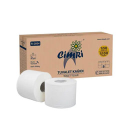 Rulopak Cimri Tuvalet Kağıdı Çift Katlı 166 m 6lı 300113 resmi