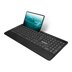 Everest KM-9676 Siyah Multimedya Tablet-Telefon Standlı Klavye + Mouse Set resmi