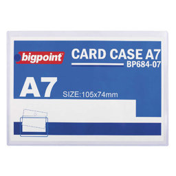 Bigpoint BP684-07 Afiş Muhafaza Kabı A7 105x74 mm - Şeffaf