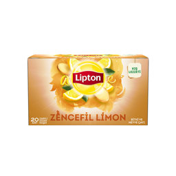Lipton Bitki Çayı Zencefil Limon 20'li resmi